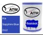 Preview: Kia, Sapphire Blue, DU2: 500ml Lackdose, von ATW Autoteile West.